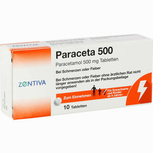 Paraceta 500 Tabletten 10 Stück - ab 0,92 €