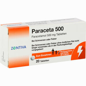 Paraceta 500 Tabletten 20 Stück - ab 0,00 €