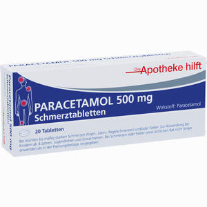 Paracetamol 500 Mg die Apotheke Hilft Tabletten 20 Stück - ab 0,98 €