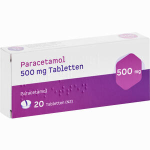 Paracetamol 500 Mg Tabletten 20 Stück - ab 0,89 €