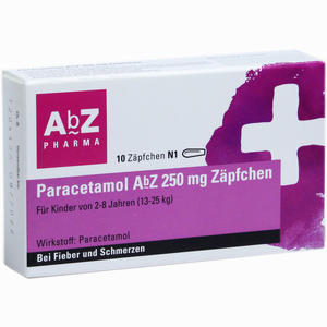 Paracetamol Abz 250mg Zäpfchen  10 Stück - ab 0,00 &euro;