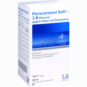 Paracetamol Saft - 1 A Pharma  100 ml - ab 0,00 &euro;