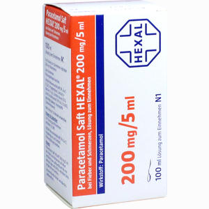 Paracetamol Saft Hexal Lösung 100 ml - ab 0,00 &euro;