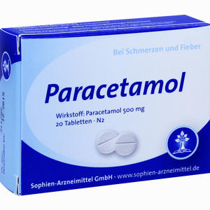 Paracetamol Sophien 500 Tabletten 20 Stück - ab 1,57 €