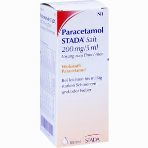 Paracetamol Stada Saft 100 ml - ab 0,00 &euro;