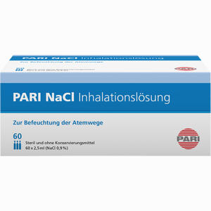 Pari Nacl Inhalationslösung Amp Ampullen 60 x 2.5 ml - ab 11,94 €