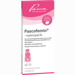 Pascofemin- Injektopas Sl Ampullen 10 x 2 ml Pascofemin- Injektopas Sl Ampullen 10 x 2 ml