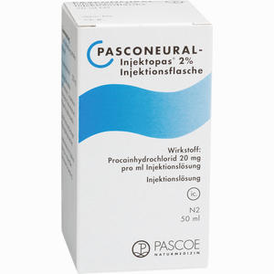 Pasconeural- Injektopas 2% Injektionsflasche Infusionslösung 50 ml - ab 0,00 &euro;
