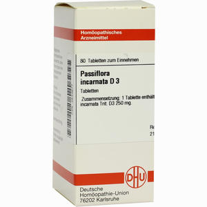 Passiflora Incarnata D3 Tabletten 80 Stück - ab 0,00 €