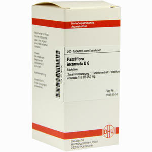 Passiflora Incarnata D6 Tabletten 200 Stück - ab 0,00 &euro;