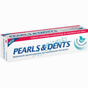 Pearls & Dents Spezialzahncreme mit Natürlichem Perlsystem  100 ml