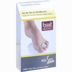 Pedisoft Zehenseperator mit Ring Tranparent Small Bandage 1 Stück - ab 4,71 €