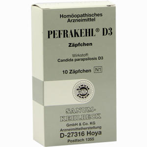 Pefrakehl D3 Zäpfchen 10 Stück - ab 10,53 €
