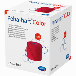 Peha- Haft Color Fixierbinde Latexfrei 10cmx20m Rot  1 Stück - ab 8,40 €
