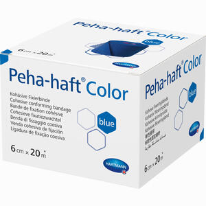 Peha- Haft Color Fixierbinde Latexfrei 6cmx20m Blau  1 Stück - ab 8,56 &euro;