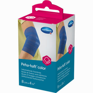 Peha- Haft Color Fixierbinde Latexfrei 8cmx4m Blau  1 Stück - ab 2,95 €