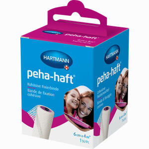 Peha Haft Fixierbinde Latexfrei 6 Cm X 4 M Otc 1 Stück - ab 2,40 €