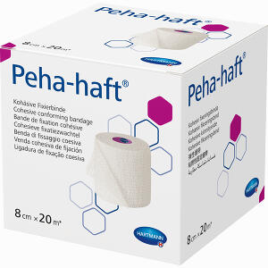 Peha- Haft Latexfrei Fixierbinde 8cmx20m  1 Stück - ab 0,00 &euro;