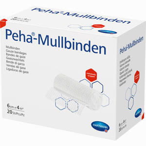 Peha- Mullbinde 6cmx4m  1 Stück - ab 1,35 €