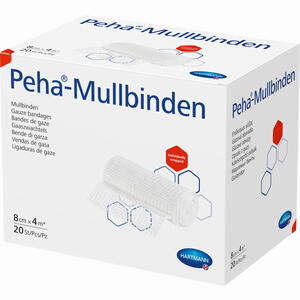 Peha- Mullbinde 8cmx4m  1 Stück - ab 1,43 €