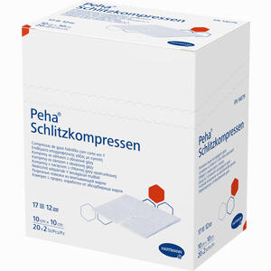 Peha Schlitzkompressen Steril 10x10cm  20 Stück - ab 33,06 &euro;