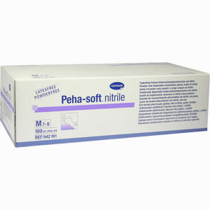 Peha- Soft Nitrile Untersuchungshandschuhe Gr. M Unsteril Puderfrei  100 Stück - ab 7,49 €