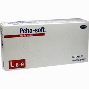 Peha- Soft Nitrile White Untersuchungshandschuhe Gr. L Unsteril Puderfrei  100 Stück - ab 5,99 €