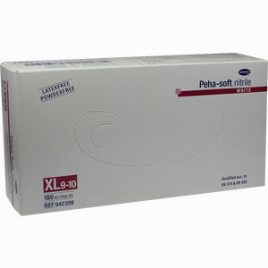Peha- Soft Nitrile White Untersuchungshandschuhe Gr. Xl Unsteril Puderfrei  180 Stück - ab 6,82 &euro;
