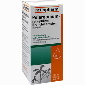 Pelargonium- Ratiopharm Bronchialtropfen Fluid 100 ml - ab 15,81 €