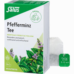 Pfefferminz Tee Menthae Piperitae Folium Bio Salus Filterbeutel 15 Stück - ab 2,12 €