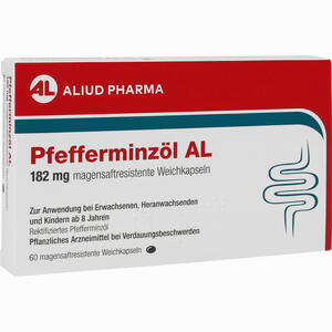 Pfefferminzöl Al 182 Mg Magensaftresistente Weichkapseln  60 Stück - ab 9,97 €