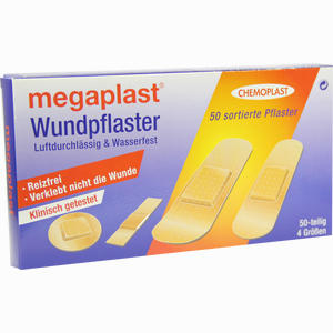 Pflastersortiment Wasserabweisend 4 Sorten  50 Stück - ab 1,28 €