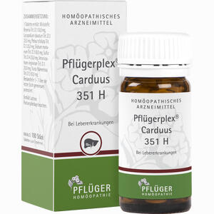 Pflügerplex Carduus 351 H Tabletten 100 Stück - ab 8,67 €