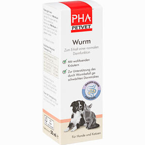 Pha Wurm für Hunde und Katzen Tropfen 50 ml - ab 15,82 € Pha Wurm für Hunde und Katzen Tropfen 50 ml - ab 15,82 €