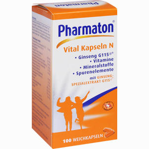 Pharmaton Vital Kapseln N  100 Stück Pharmaton Vital Kapseln N  100 Stück