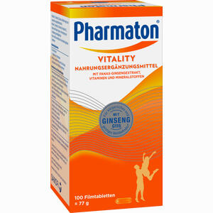 Pharmaton Vitality Filmtabletten 100 Stück - ab 33,99 €