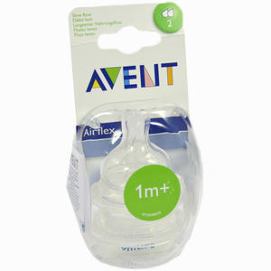 Philips Avent 2 X Airflex Zweiloch- Sauger 2 Stück - ab 0,00 €