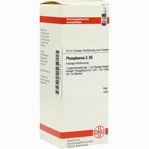 Phosphorus C30 Dilution 50 ml - ab 0,00 &euro;