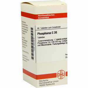 Phosphorus C30 Tabletten 80 Stück - ab 9,00 €