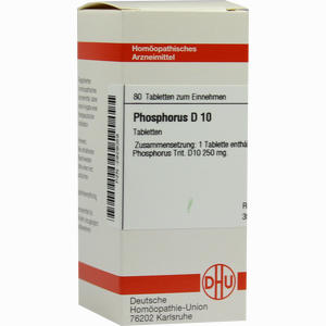 Phosphorus D10 Tabletten 80 Stück - ab 0,00 €