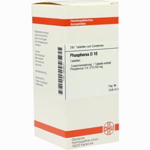 Phosphorus D10 Tabletten 200 Stück - ab 0,00 €