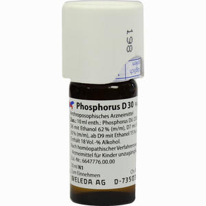 Phosphorus D30 Dilution WELEDA AG 20 ml - ab 0,00 €
