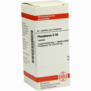 Phosphorus D30 Tabletten 80 Stück - ab 0,00 €