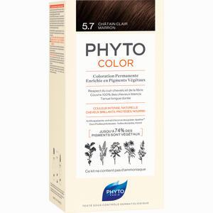 Phytocolor 5. 7 Helles Kastanienbraun Ohne Ammoniak 1 Stück - ab 0,00 &euro;