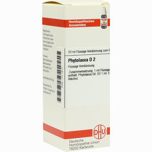 Phytolacca D2 Dilution 20 ml - ab 8,30 €