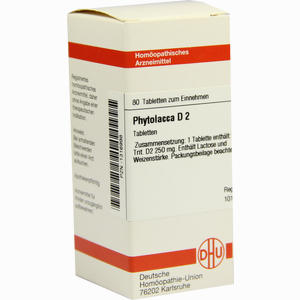 Phytolacca D2 Tabletten 80 Stück - ab 8,20 €