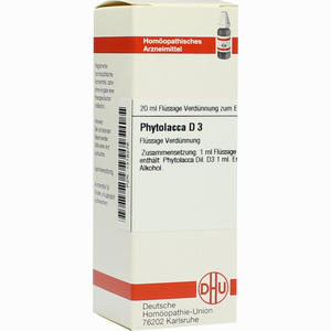 Phytolacca D3 Dilution DHU-Arzneimittel 20 ml - ab 8,01 €