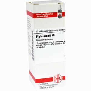 Phytolacca D30 Dilution 20 ml - ab 8,60 €