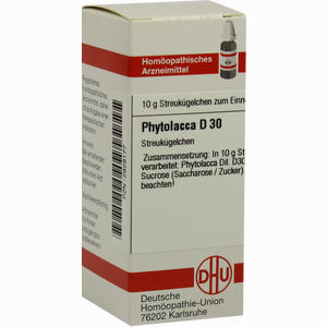 Phytolacca D30 Globuli DHU-Arzneimittel GmbH & Co. KG 10 g - ab 7,63 &euro;