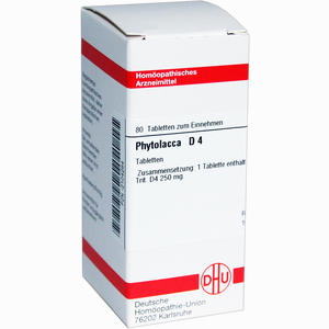 Phytolacca D4 Tabletten 80 Stück - ab 7,80 €